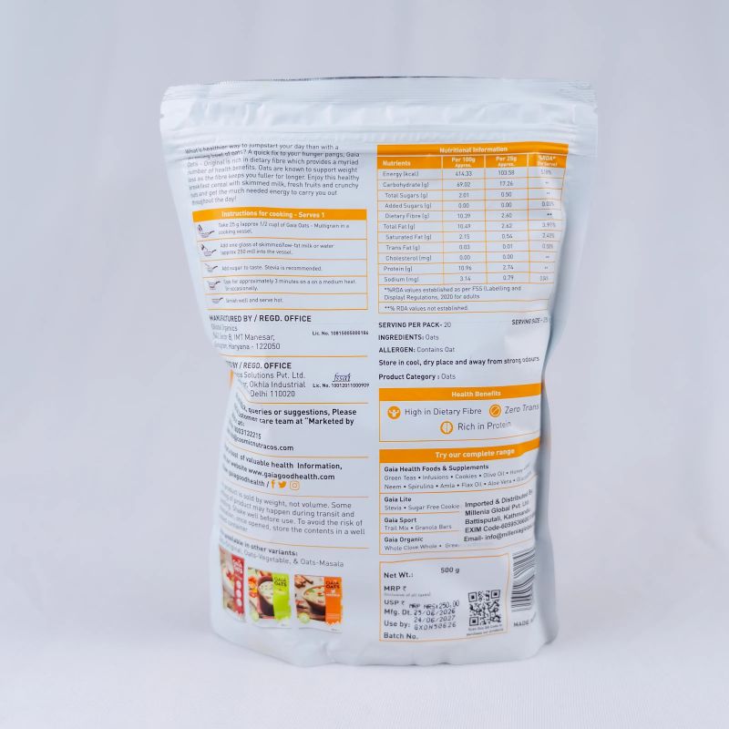 Gaia Oats Original(500g)