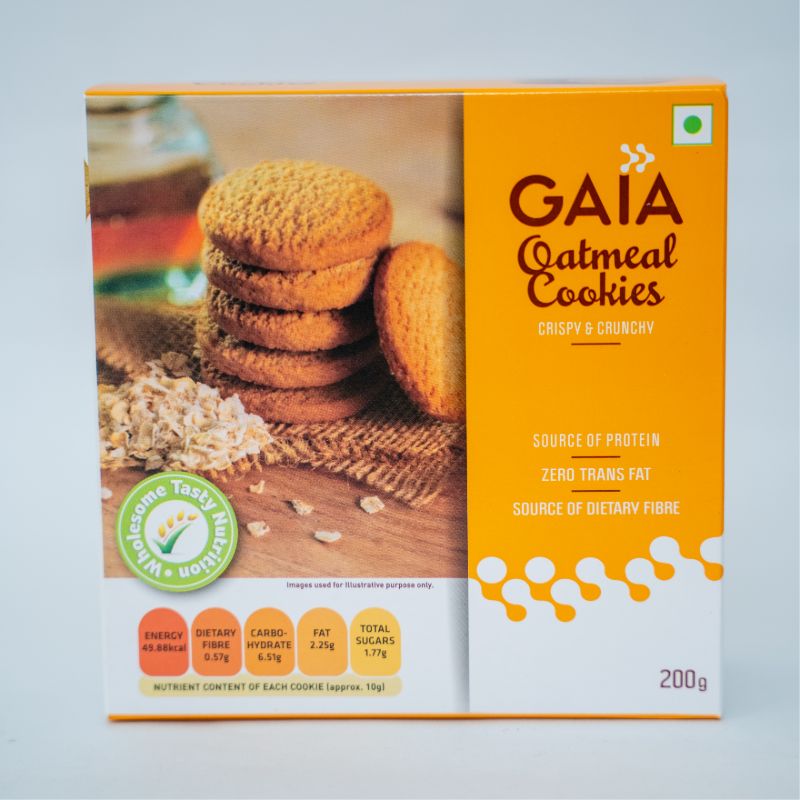 Gaia oatmeal cookies(200gm)