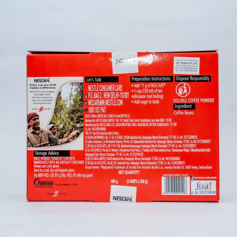 Nescafe classic coffee(400gm)