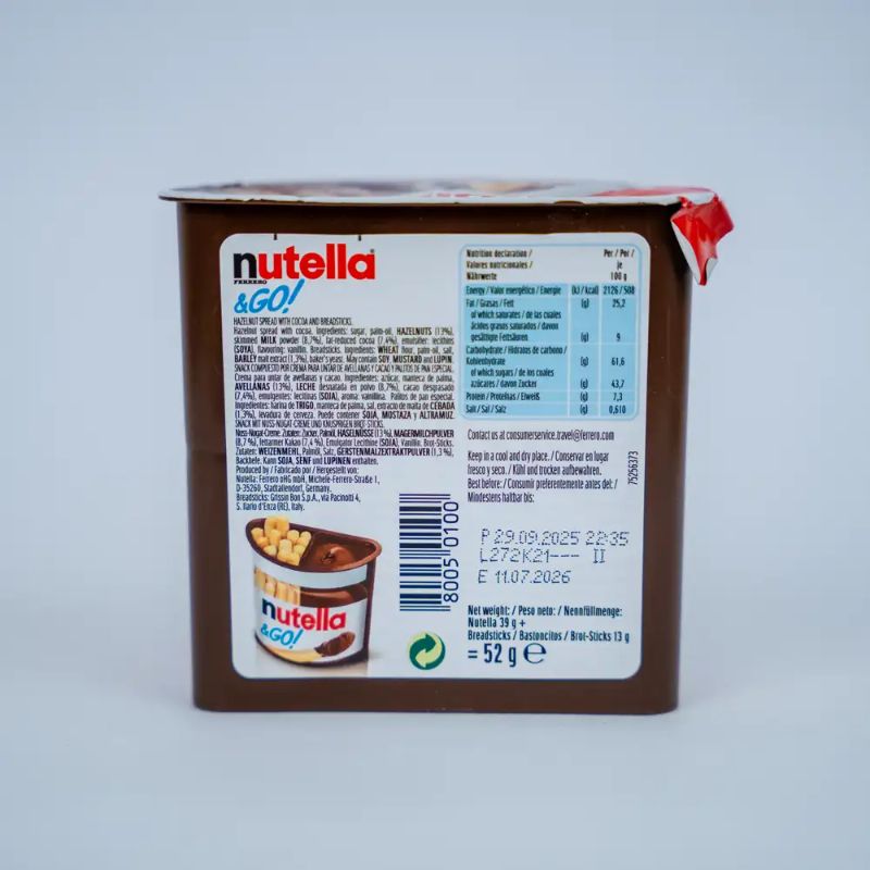 Nutella and go