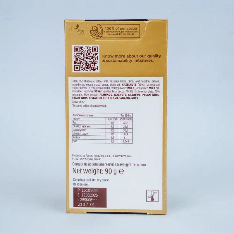 Ferrero Rochar Chocolate single tablet