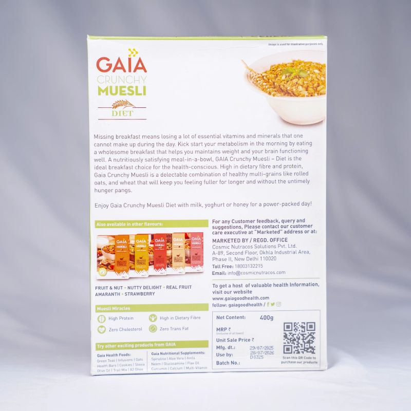 Gaia Crunchy Muesli Diet(400gm)