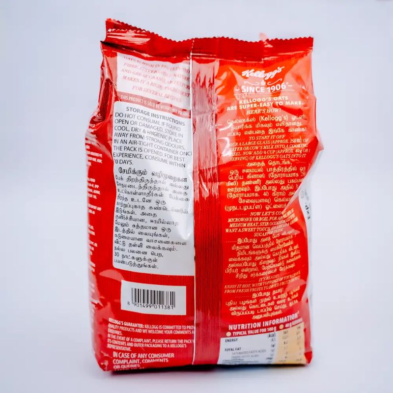 Kellog's Rolled Oats (900gm)