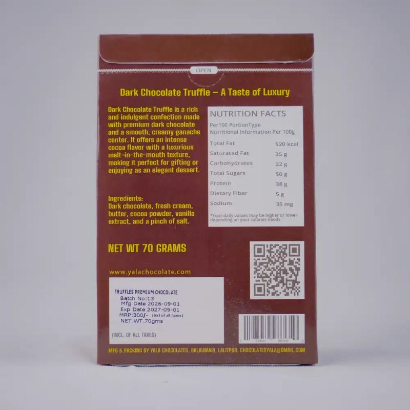 Luxury Truffles yala chocolate
